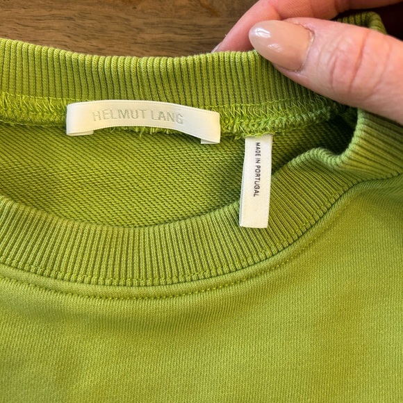 Helmut Lang Vibrant Green Crew Neck Sweater Size M - Picture 4 of 10
